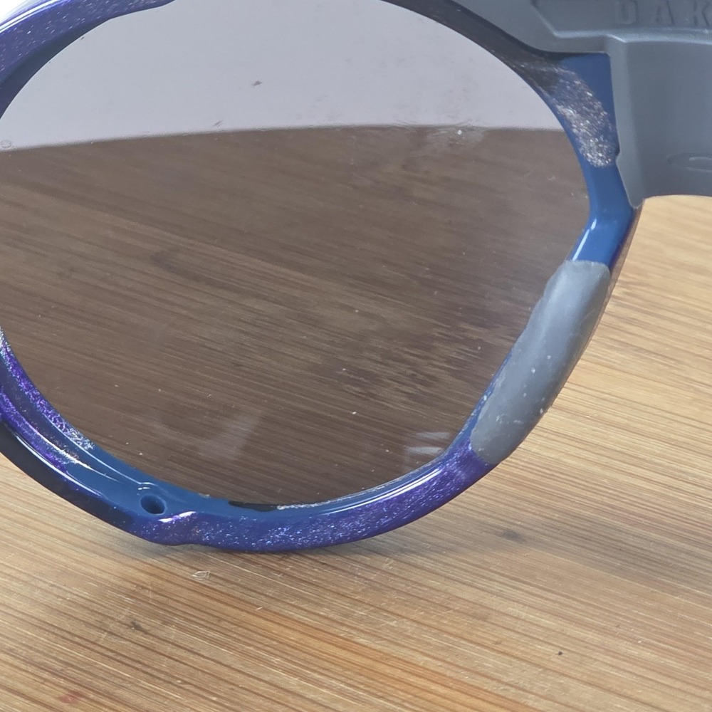 Oakley Clifden Sunglasses Mens One Size Purple Gray Round Prizm USA OO9440-1956 - Picture 8 of 16